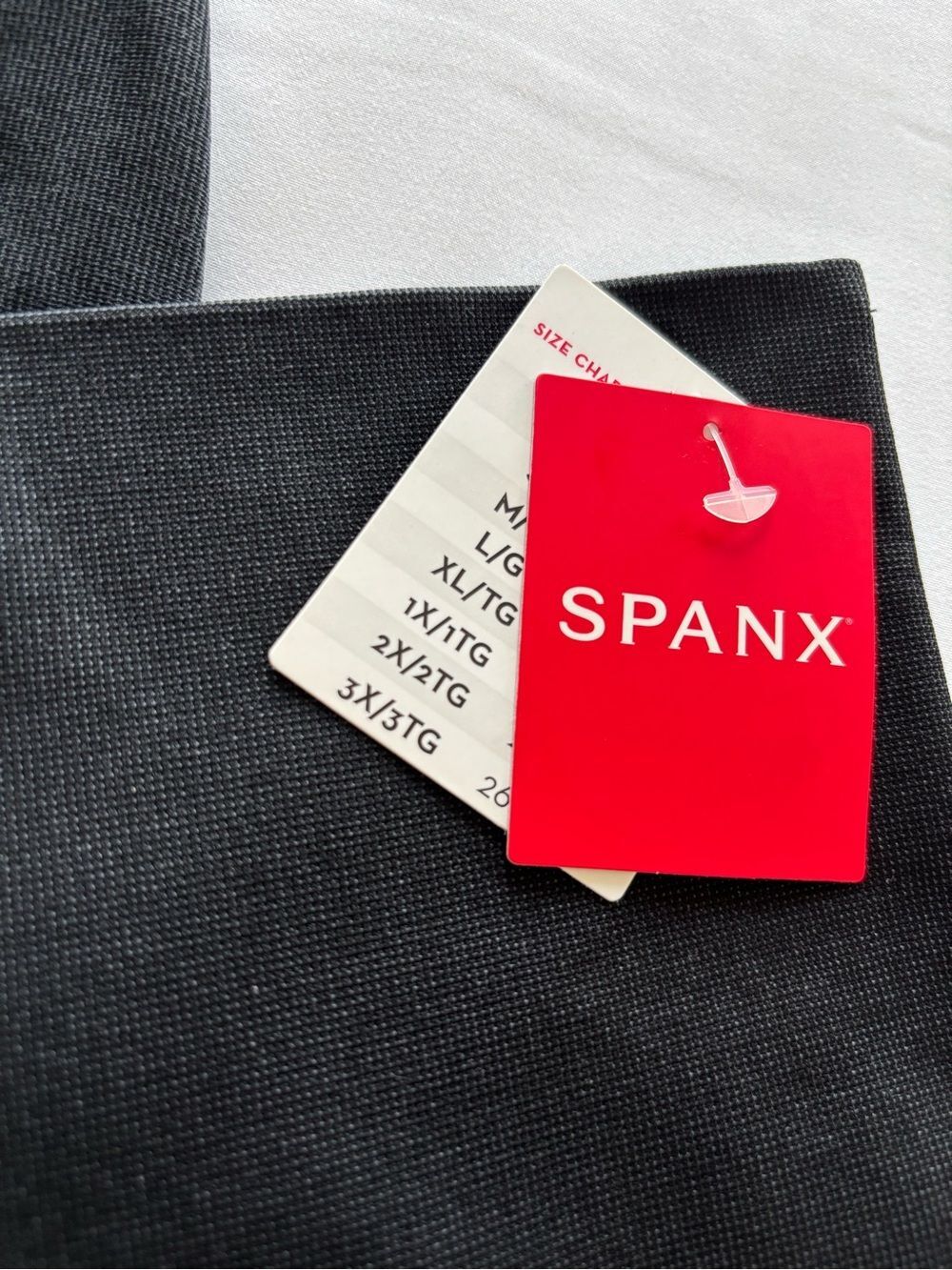 SPANX NWT Black Seamless Moto Workout Leggings Pants Size L - Picture 3 of 4